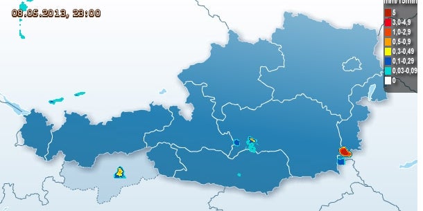 Kein Ende der Unwetter im Osten Österreichs