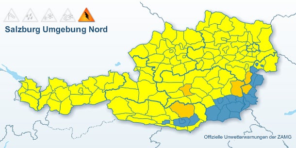 aktuelle Wetterkarte
