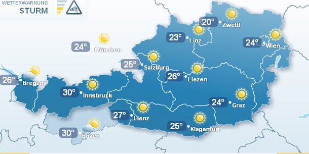 Fällt die 30-Grad-Marke?