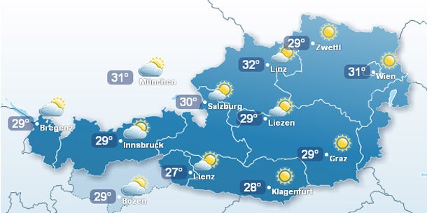 Jetzt kommen 5 Tage Hitze