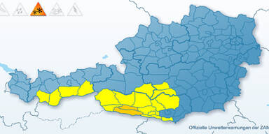 35 cm Neuschnee im Süden, sonst auch sonnig