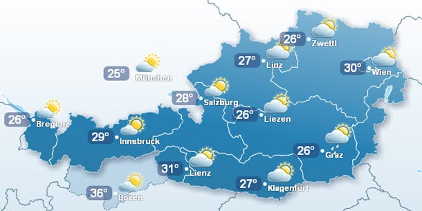 Turbo-Sommer bringt 5 Tage Sonnenschein