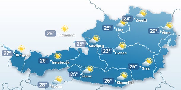 Turbo-Sommer bringt 5 Tage Sonnenschein