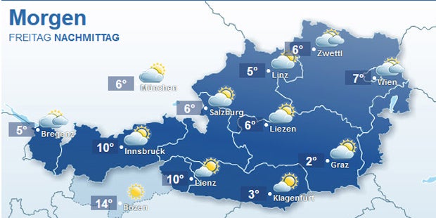 Atlantik-Orkan trifft Österreich