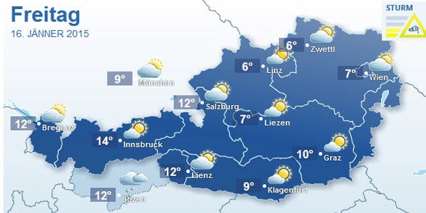 Italien-Tief bringt uns Schnee und Kälte