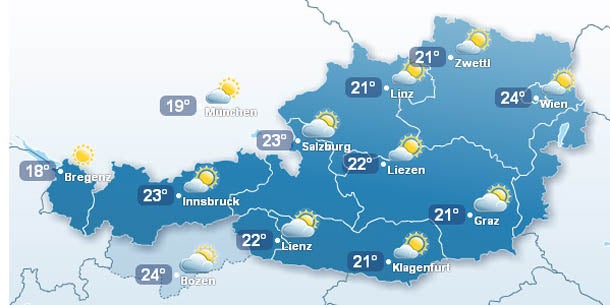 Gefühlte 35 Grad am Freitag