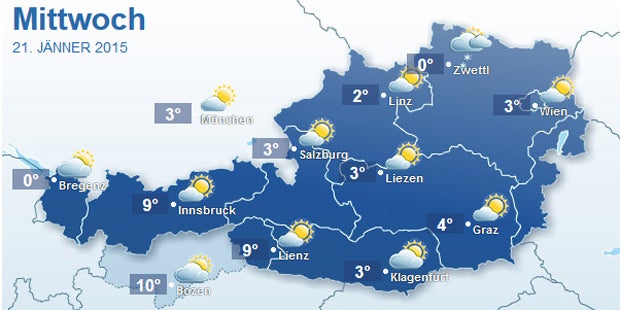 Jetzt wird's wieder winterlich mit Schneefall