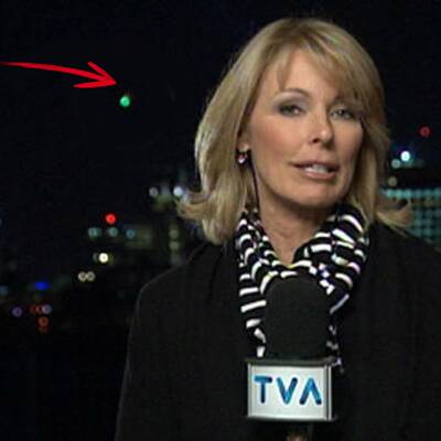 Ufo im Wetterbericht