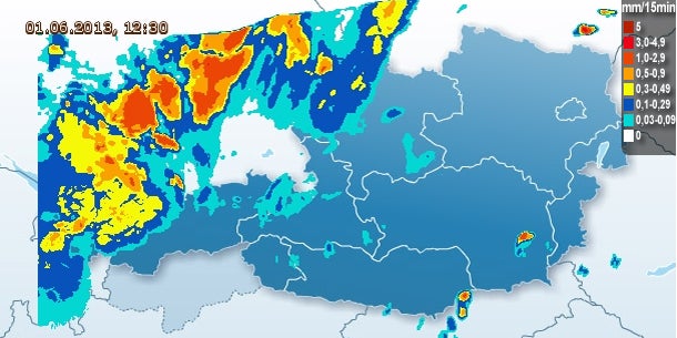 Hochwasser in Österreich - Zwei Vermisste