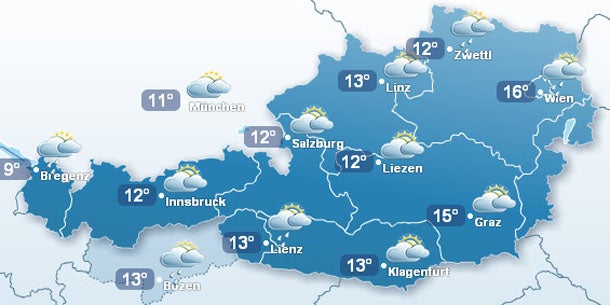 Typisches Aprilwetter zu Ostern