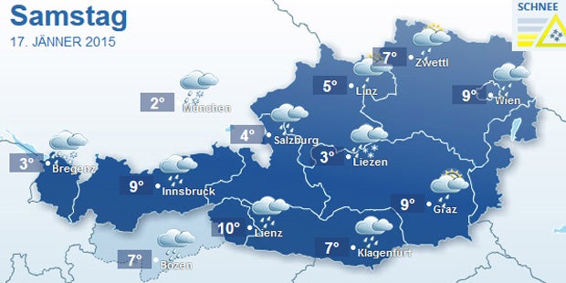 Italien-Tief bringt uns Schnee und Kälte