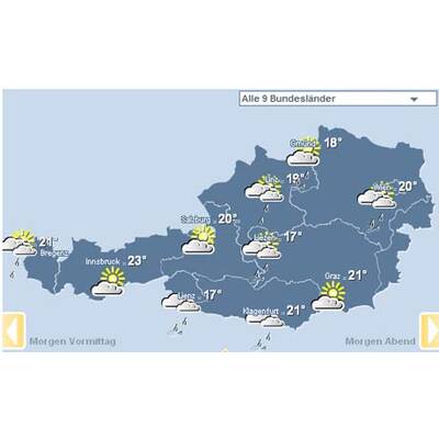 Prognose für die letzten Maitage