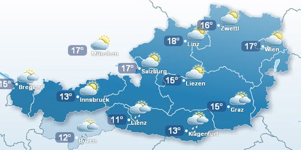 Typisches Aprilwetter zu Ostern