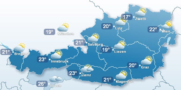 Wochenende wird sonnig aber kälter