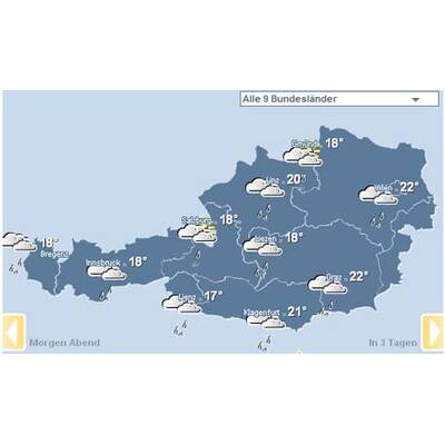 Prognose für die letzten Maitage