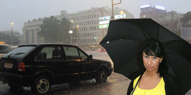 Dicke Wolken und Regen ab dem Wochenende