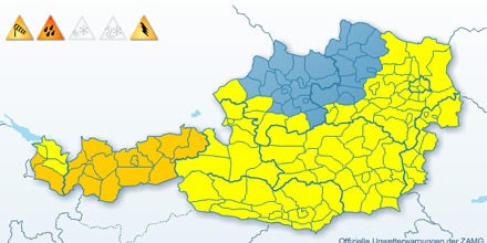 Wetterwarnung Österrreich