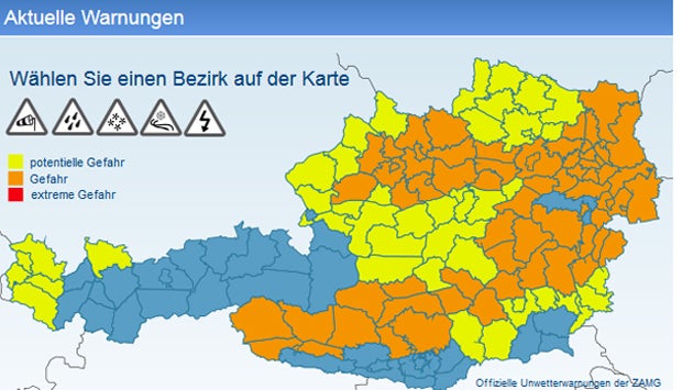 Sturm bläst uns den Frühling weg