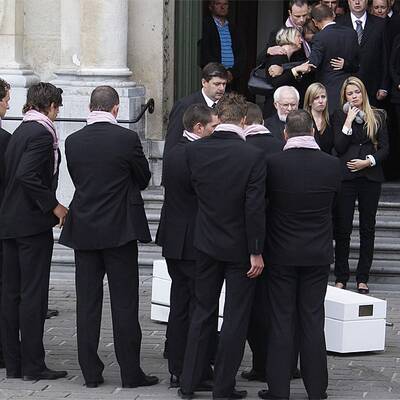 Begräbnis von Wouter Weylandt