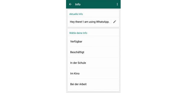 Trick bringt alten WhatsApp-Status vorab zurück