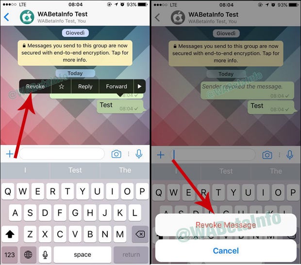 WhatsApp-Nachrichten bald zurückholbar