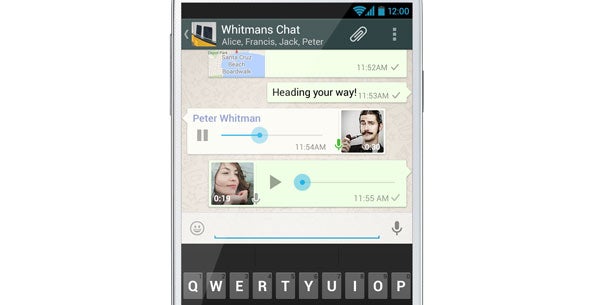 WhatsApp jetzt mit Push-To-Talk-Funktion