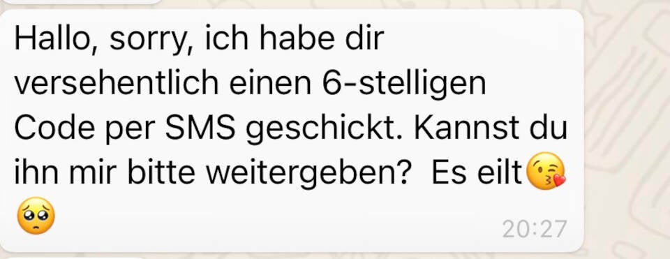 Achtung: Diese WhatsApp-Nachricht sofort löschen