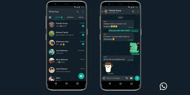 WhatsApp: Dark Mode ist endlich da!
