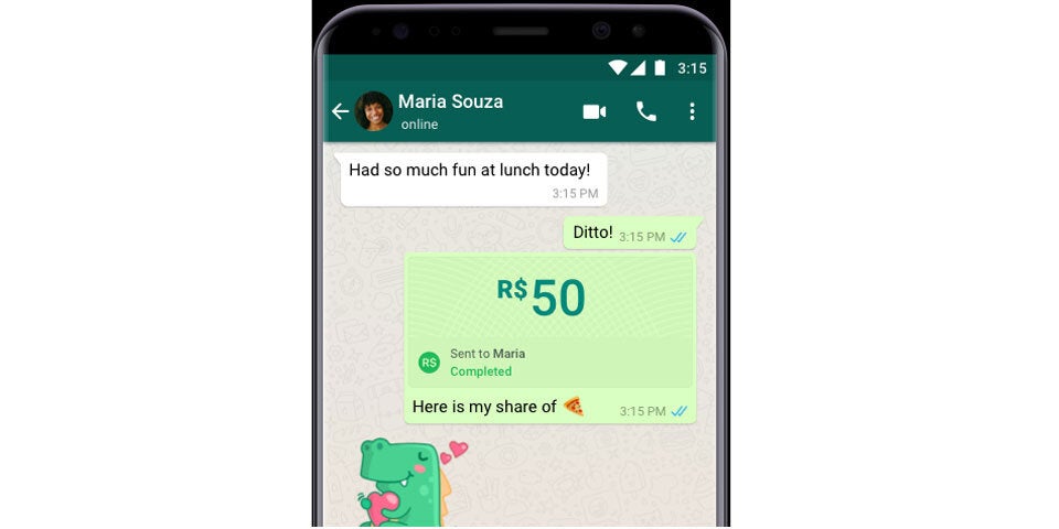 Erste Nutzer können jetzt mit WhatsApp bezahlen