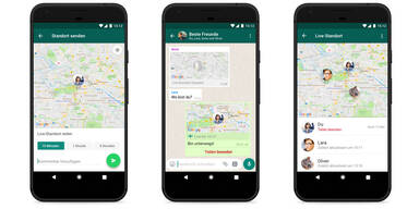 WhatsApp zeigt jetzt live, wo Freunde sind
