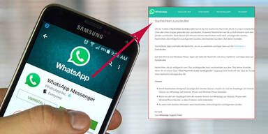 WhatsApp-Panne zeigt: So holt man verschickte Nachrichten zurück