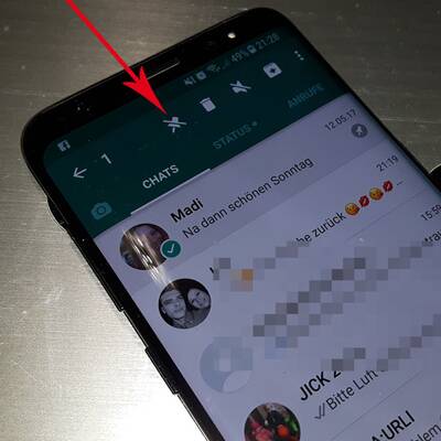 WhatsApp Anpinn-Funktion