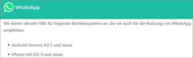 WhatsApp: Support-Aus für weitere iPhones & Android-Handys