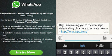 WhatsApp-Falle im Umlauf