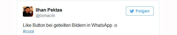 WhatsApp bekommt „Like“-Button