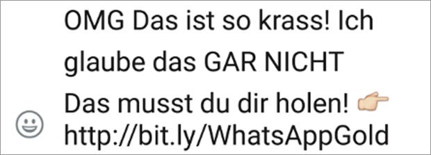Vorsicht: Phishing-Attacke bei WhatsApp