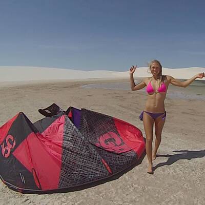 Kiteboarding: So heiß ist Podersdorf-Superstar Hannah Whiteley