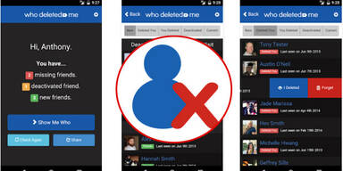 App zeigt, wer Sie bei Facebook löscht