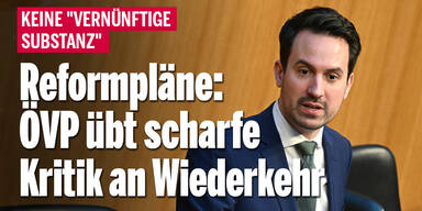 ÖVP kritisiert NEOS-Minister Wiederkehr: Keine 