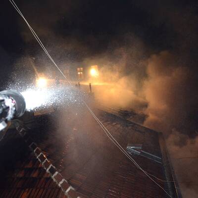 Großbrand in Wien-Leopoldstadt