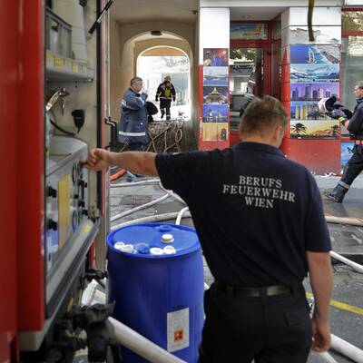 Großbrand in Wien-Leopoldstadt