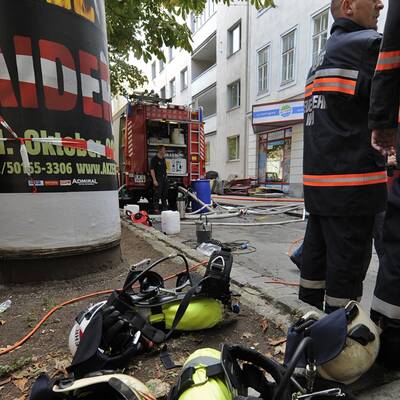 Großbrand in Wien-Leopoldstadt