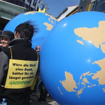 Demo gegen die Krise