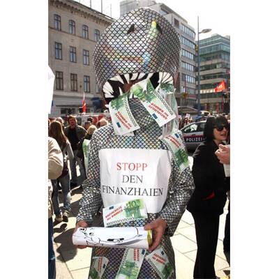 Demo gegen die Krise