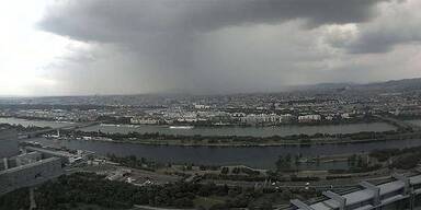 Gewitter brachte Sintflutregen über Wien