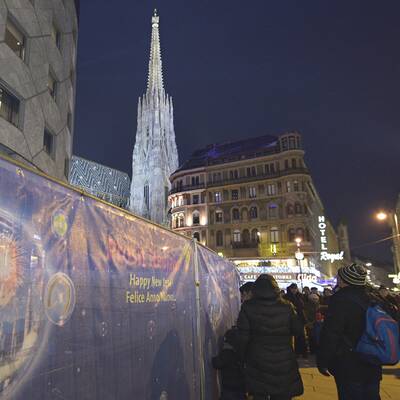 Trotz eisiger Kälte wurde der Jahreswechsel ausgiebig gefeiert. 