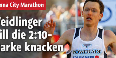 Weidlinger will 2:10-Schallmauer knacken
