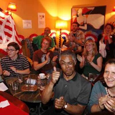 Weltweite Wahlpartys