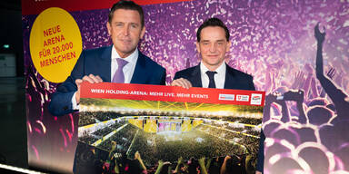 Peter Hanke Kurt Gollowitzer Wien Holding Arena