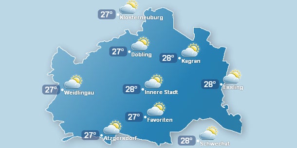 So wird das Wetter beim Donauinselfest